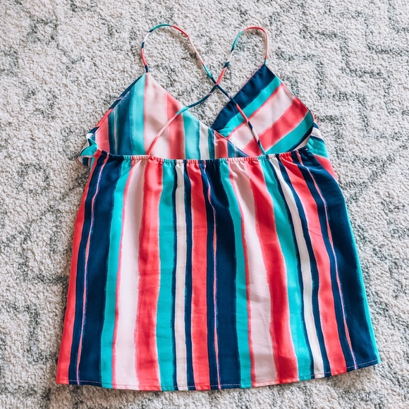 Color Block Tank Top - Picture 4 of 4